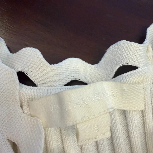 Jonathan Simkhai Knit Zig Zag Midi Dress (23) - Picture 7 of 8